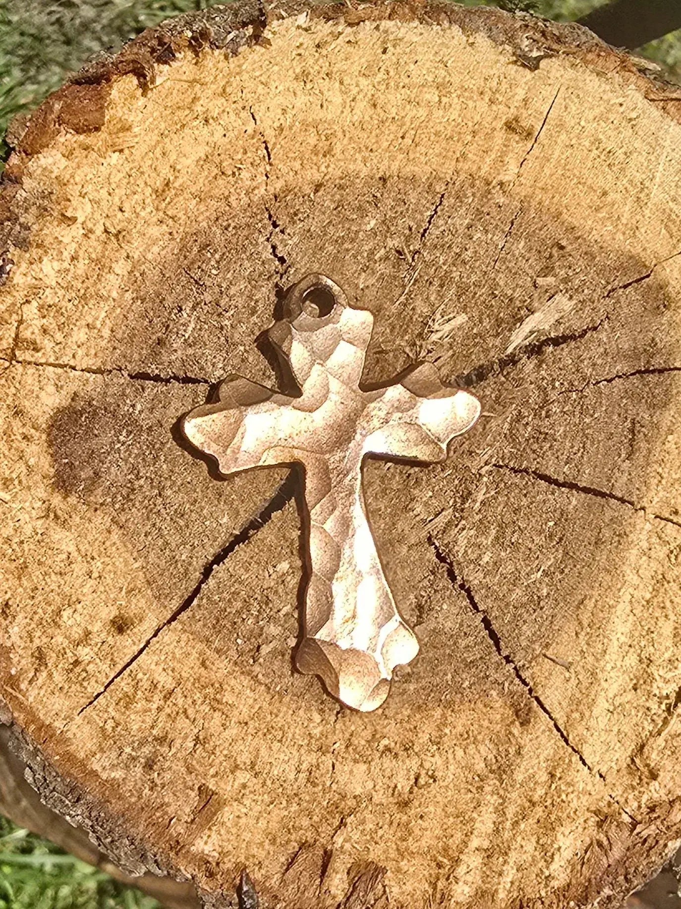 Fancy Copper Cross Pendant by Redbeard's Forge LLC, handmade jewelry main product photo