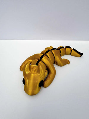 Fantasy Dragon 3D Printed Fidget Toy | Large Sensory Toy by Mushroom Lady Co, paper gift detail photo 5