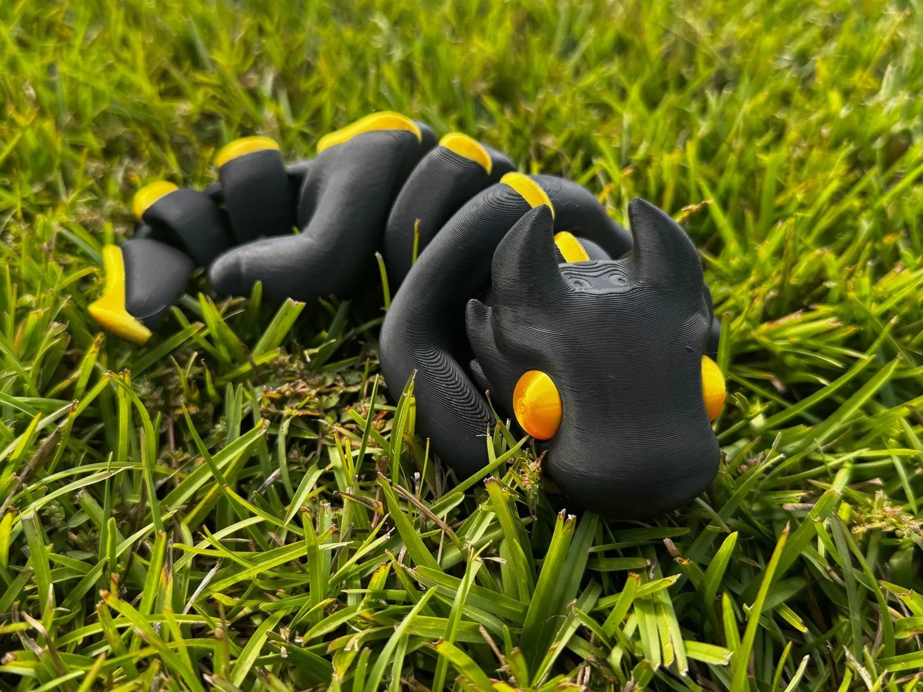 Fantasy Dragon 3D Printed Fidget Toy | Large Sensory Toy by Mushroom Lady Co, paper gift detail photo 7