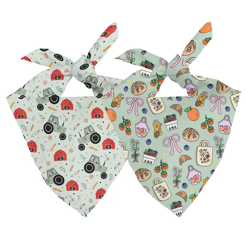 Farmers Market Dog Bandana by Dog Bandana Co., pet accessory main product photo