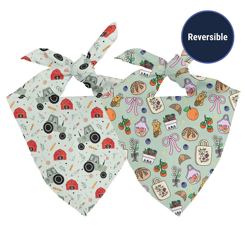 Farmers Market Dog Bandana by Dog Bandana Co., pet accessory detail photo 2