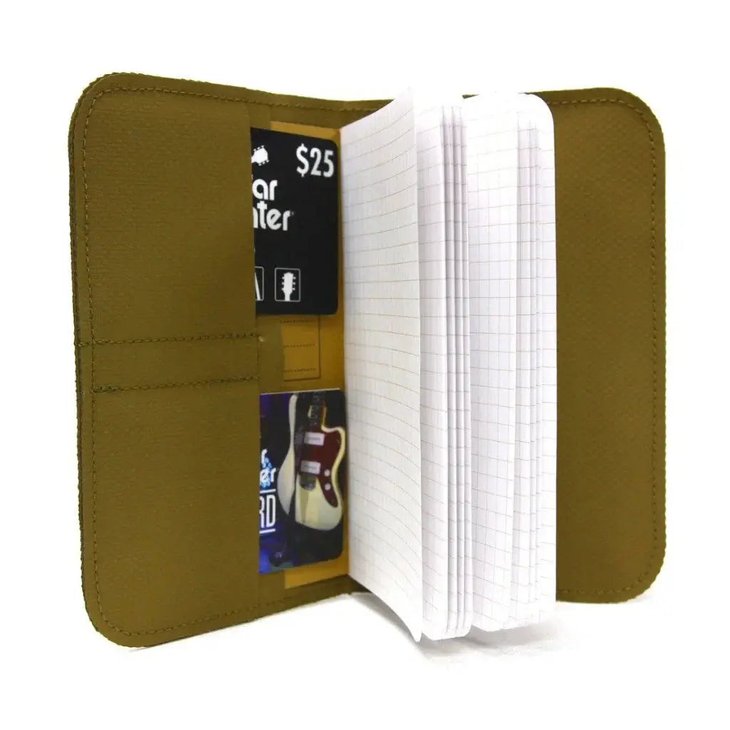 Field Notes Wallet by Recycled Firefighter, handmade leather goods detail photo 12