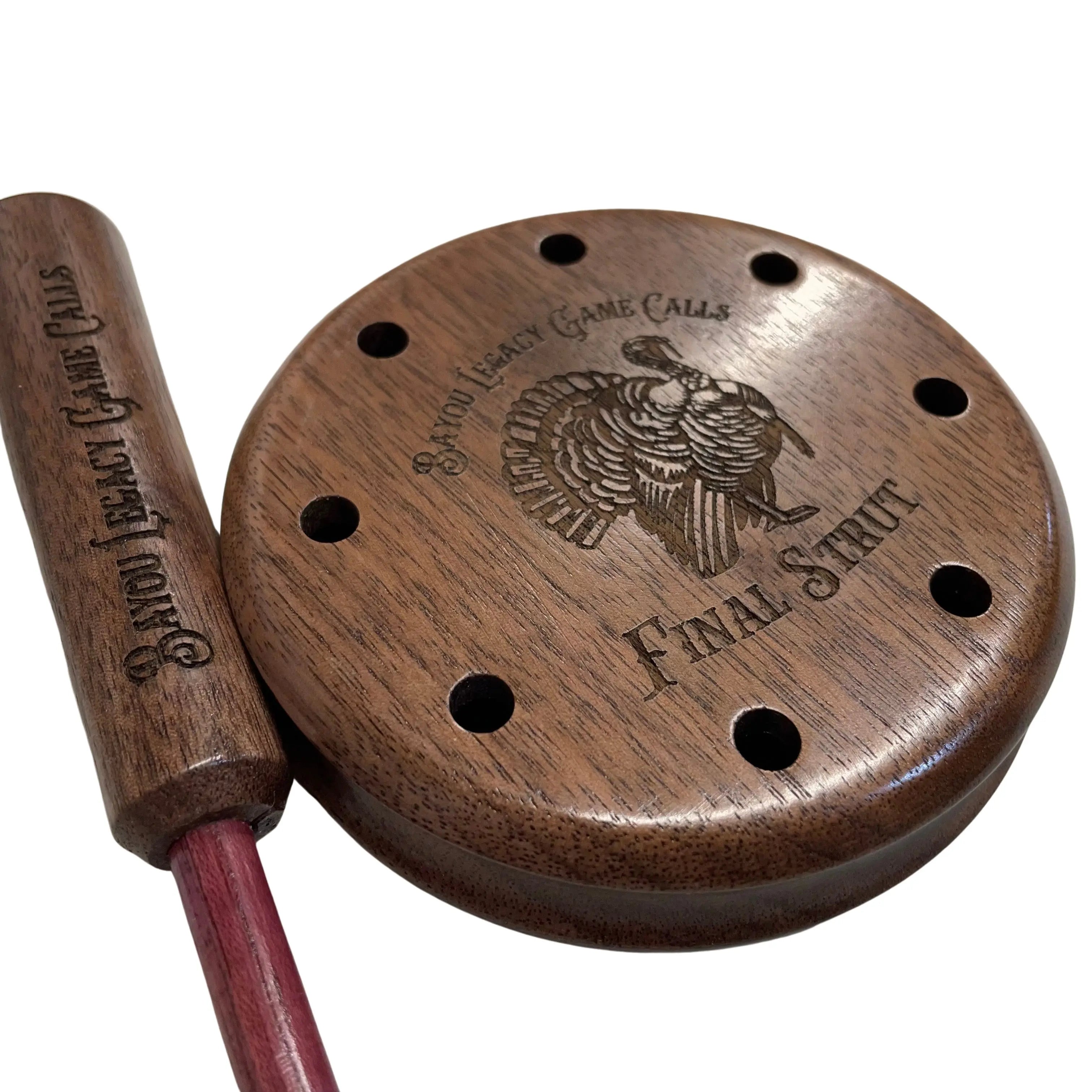 Final Strut Turkey Pot Call by Bayou Legacy Game Calls, game call detail photo 2