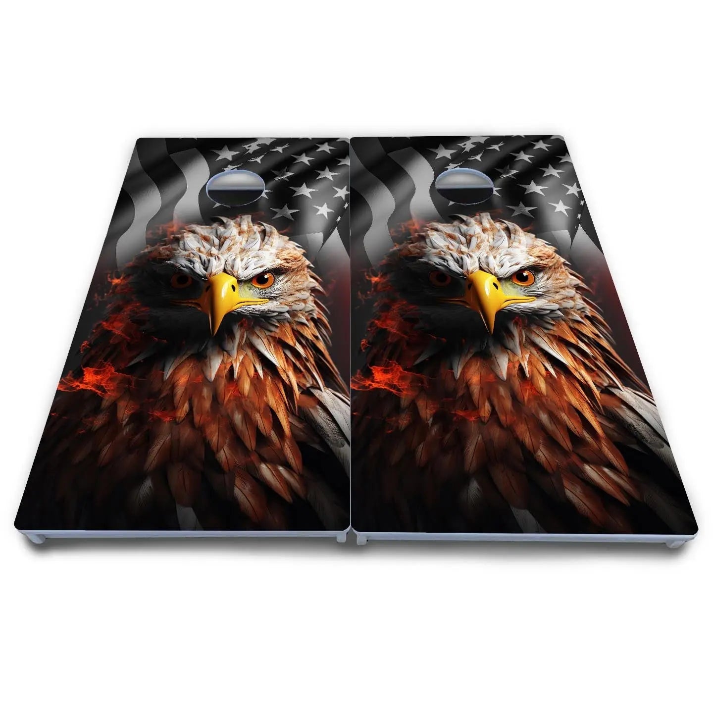 Fire Eagle Cornhole Boards - All Weather Series by Cornhole Solutions, custom cornhole board detail photo 4