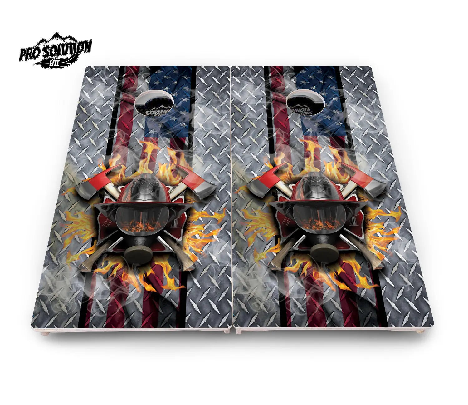 Fire Fighter Cornhole Boards - Pro Solution Lite Series Cornhole Solutions