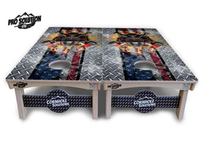 Fire Fighter Cornhole Boards - Pro Solution Lite Series Cornhole Solutions