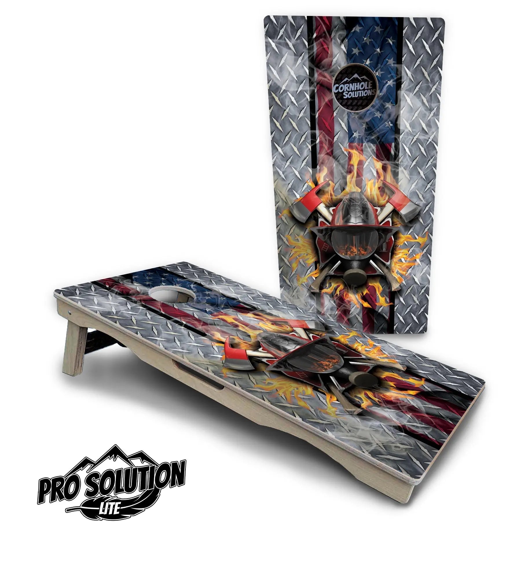 Fire Fighter Cornhole Boards - Pro Solution Lite Series Cornhole Solutions