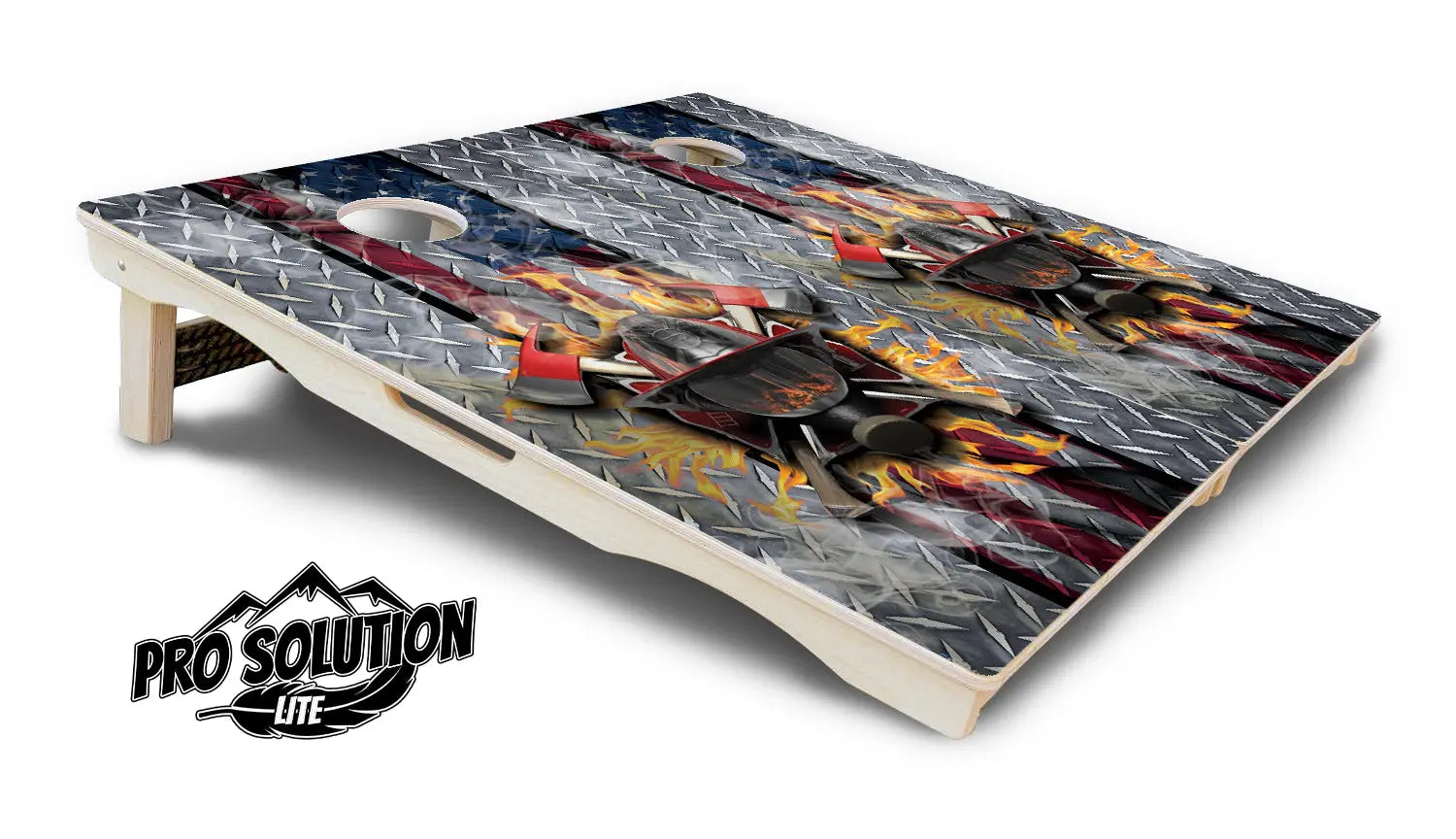 Fire Fighter Cornhole Boards - Pro Solution Lite Series Cornhole Solutions