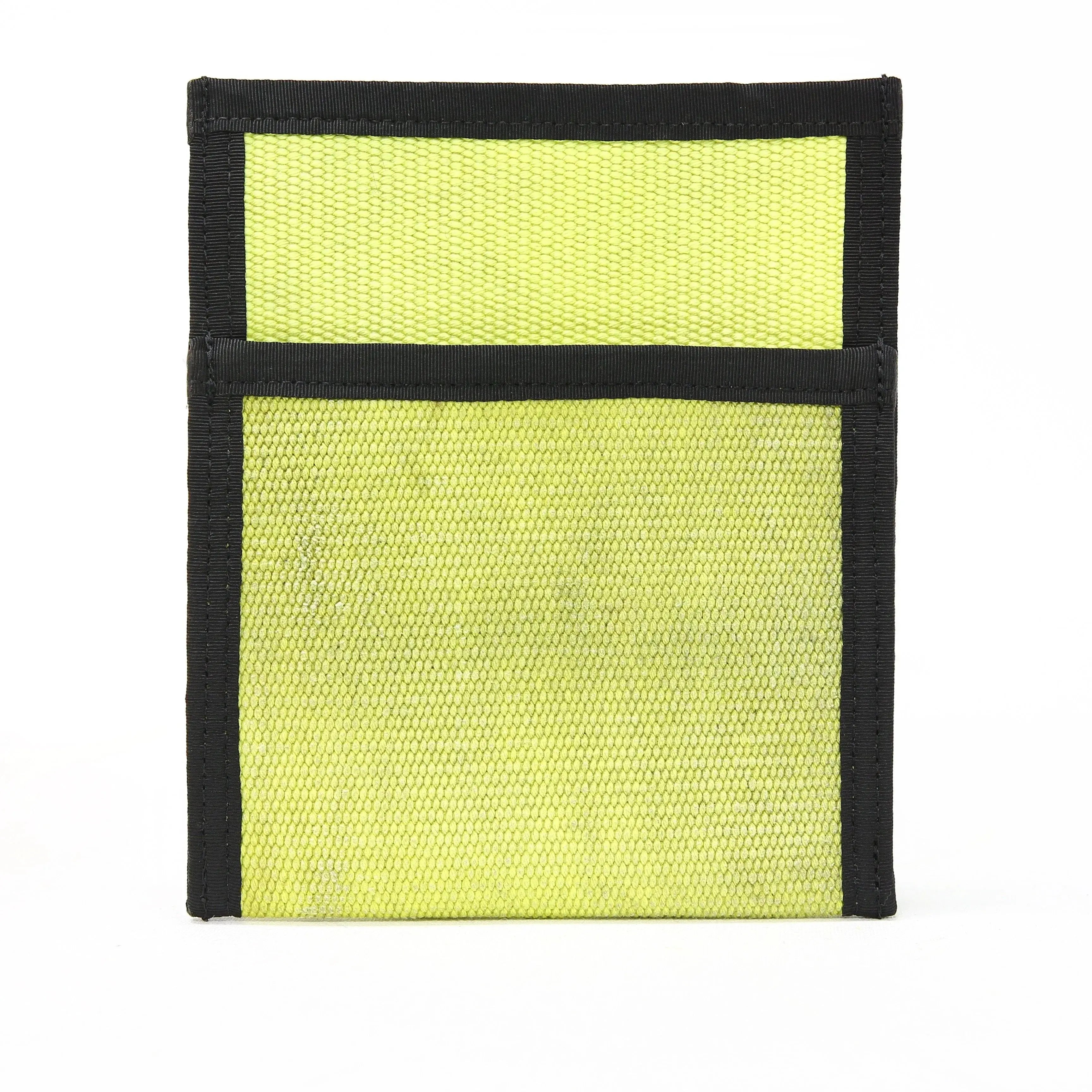 Fire Hose Tool Pouch by Recycled Firefighter, handmade leather goods detail photo 2