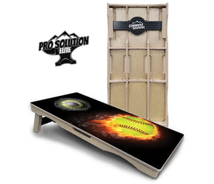 Fire Softball Cornhole Boards - Pro Solution Elite Series Cornhole Solutions