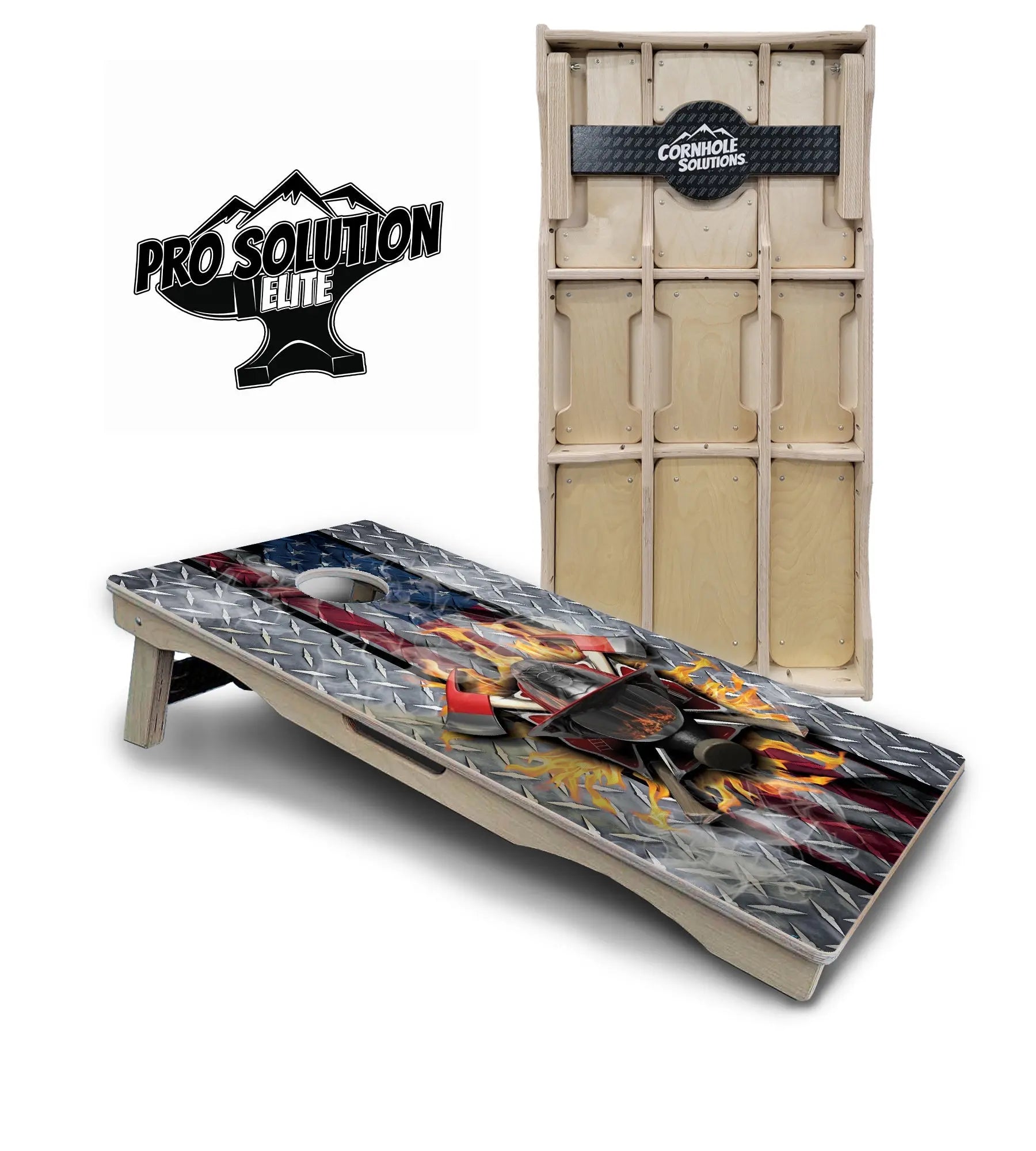 Firefighter Cornhole Boards - Pro Solution Elite Series Cornhole Solutions