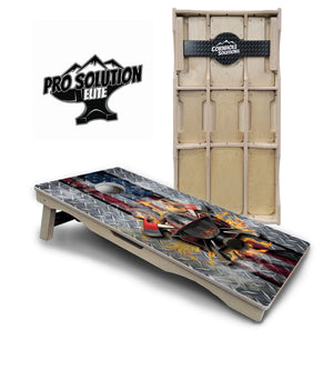 Firefighter Cornhole Boards - Pro Solution Elite Series Cornhole Solutions
