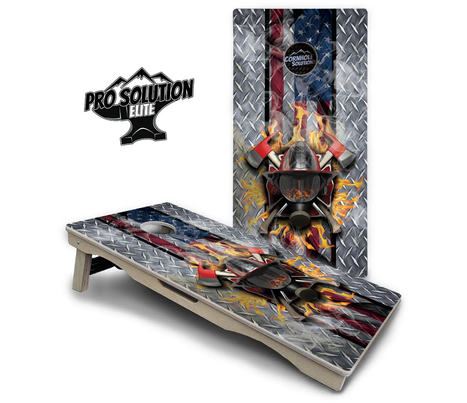 Firefighter Cornhole Boards - Pro Solution Elite Series Cornhole Solutions