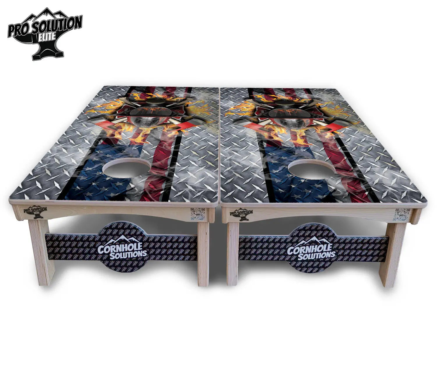 Firefighter Cornhole Boards - Pro Solution Elite Series Cornhole Solutions