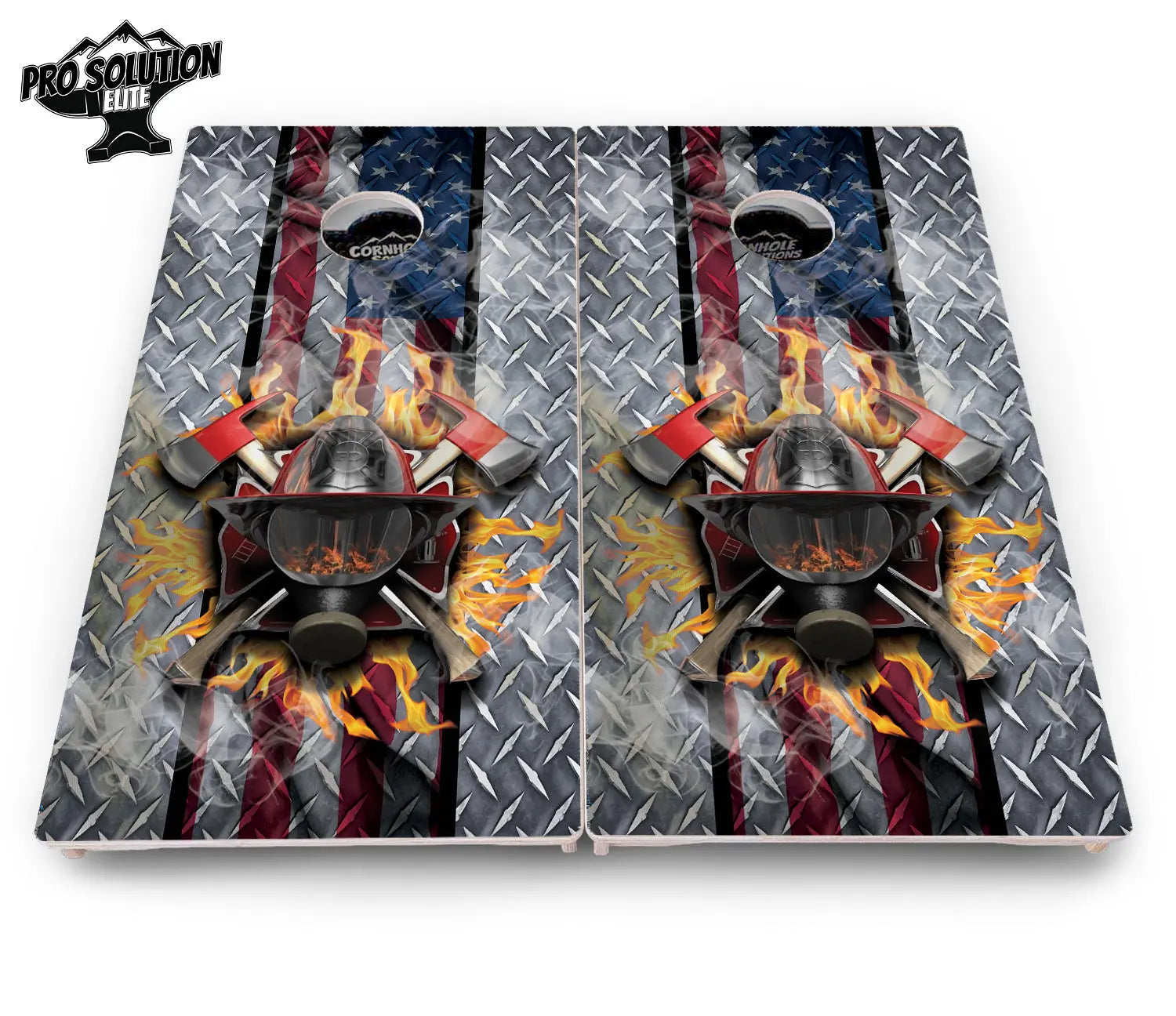 Firefighter Cornhole Boards - Pro Solution Elite Series Cornhole Solutions