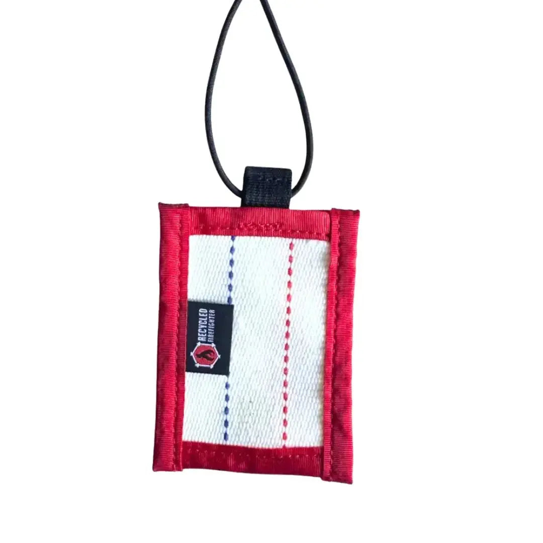 Firehose Luggage Tag Recycled Firefighter