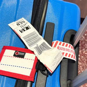 Firehose Luggage Tag Recycled Firefighter