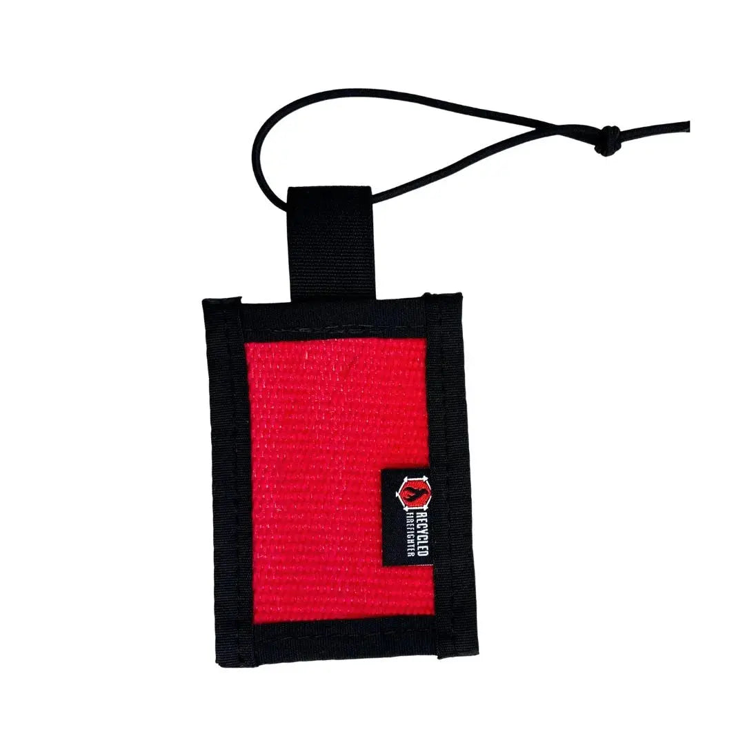 Firehose Luggage Tag Recycled Firefighter