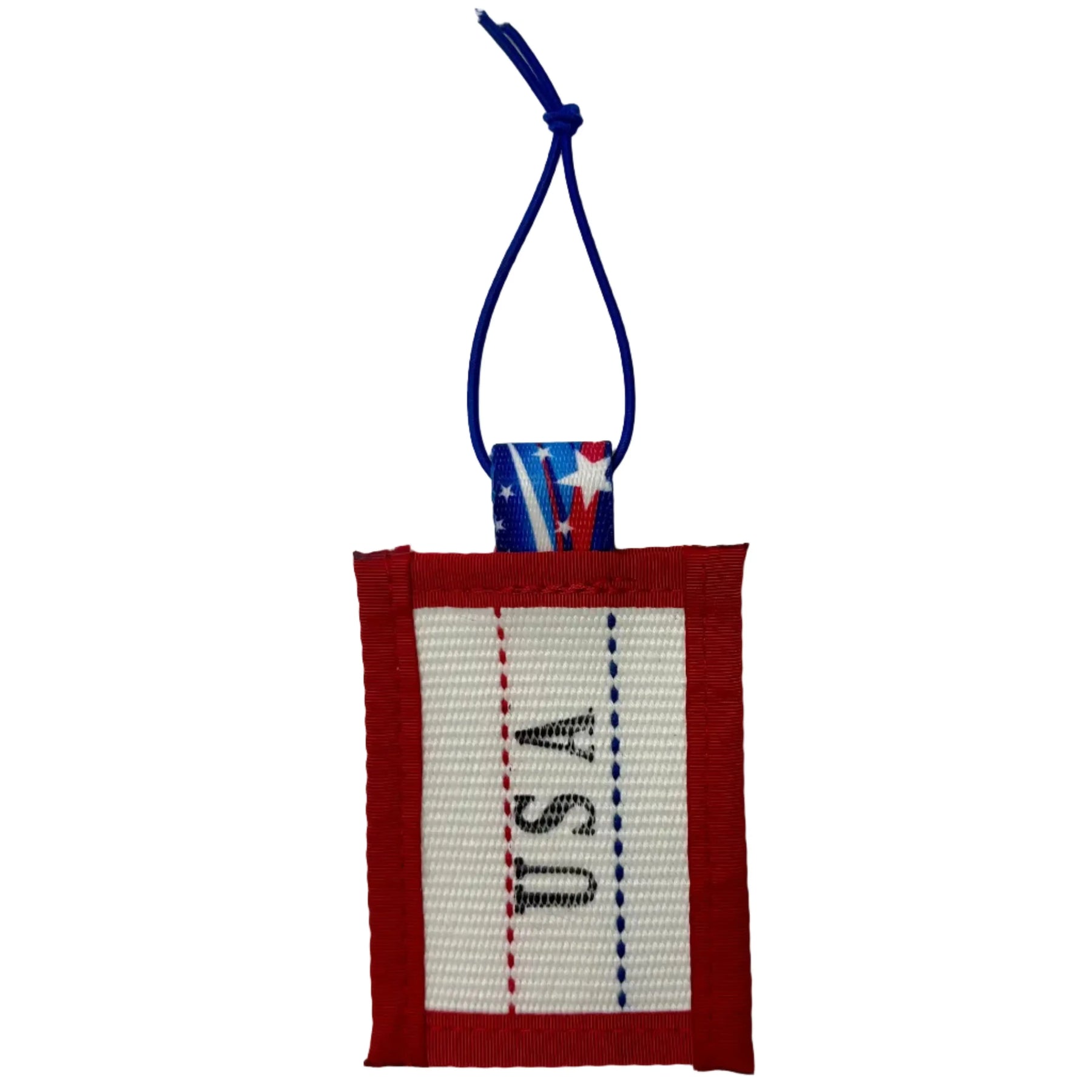 Firehose Luggage Tag Recycled Firefighter