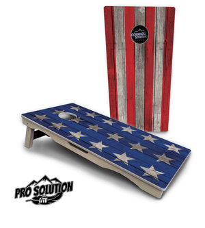 Large Stars & Stripes Cornhole Boards – Pro Lite or Pro Elite
