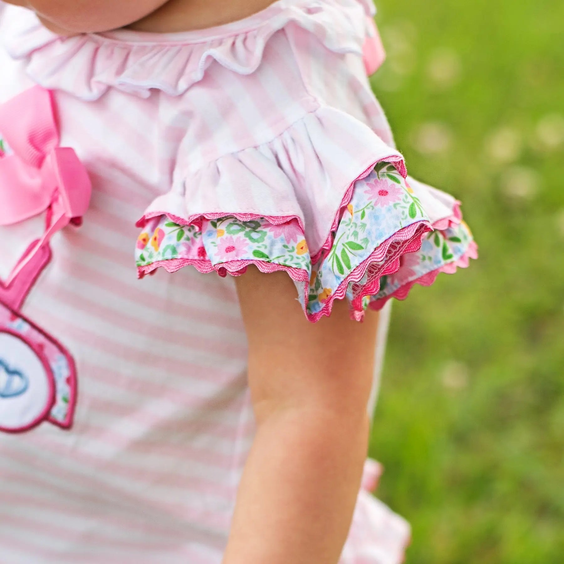 Floral Tee Time Bubble Seven Lantern Lane