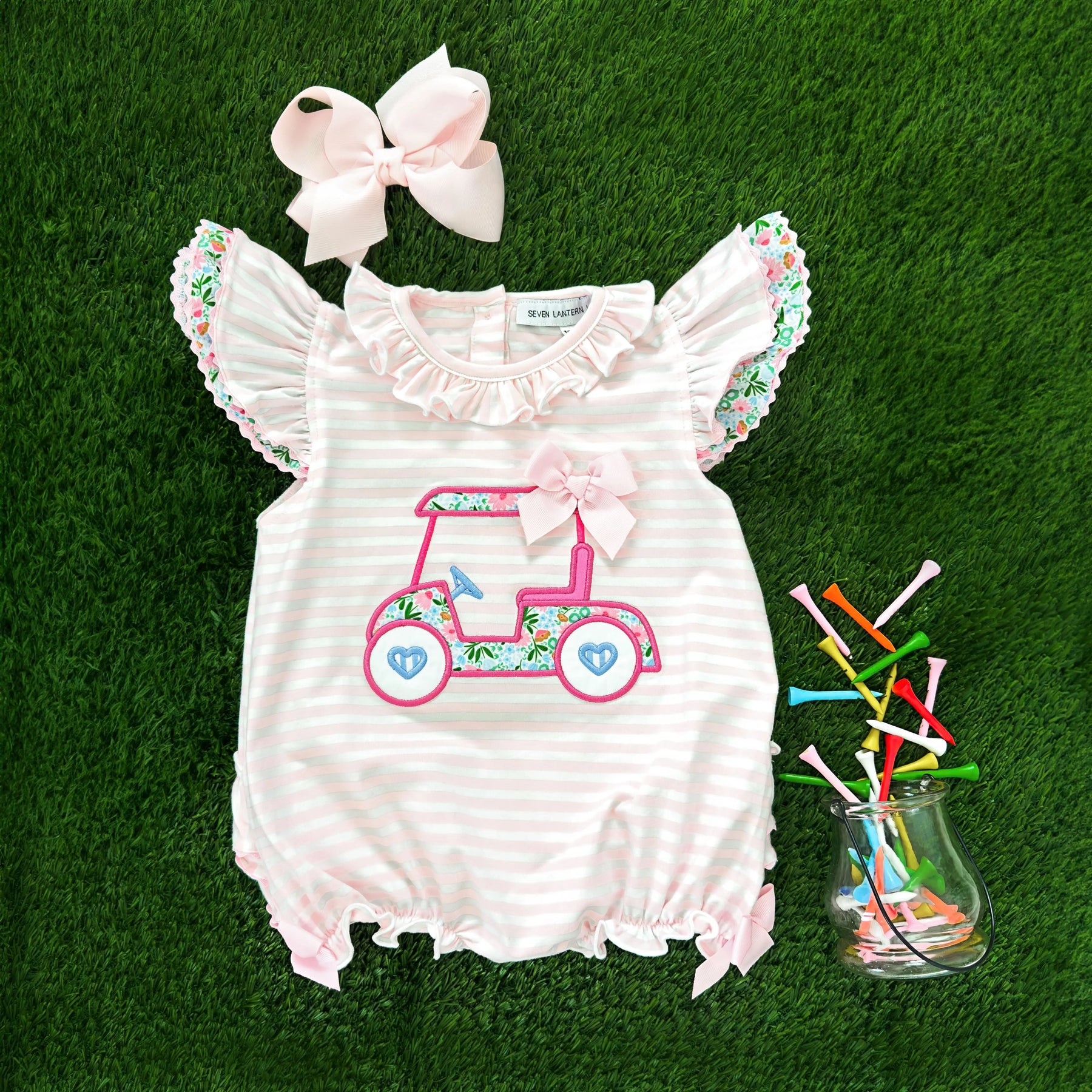 Floral Tee Time Bubble Seven Lantern Lane
