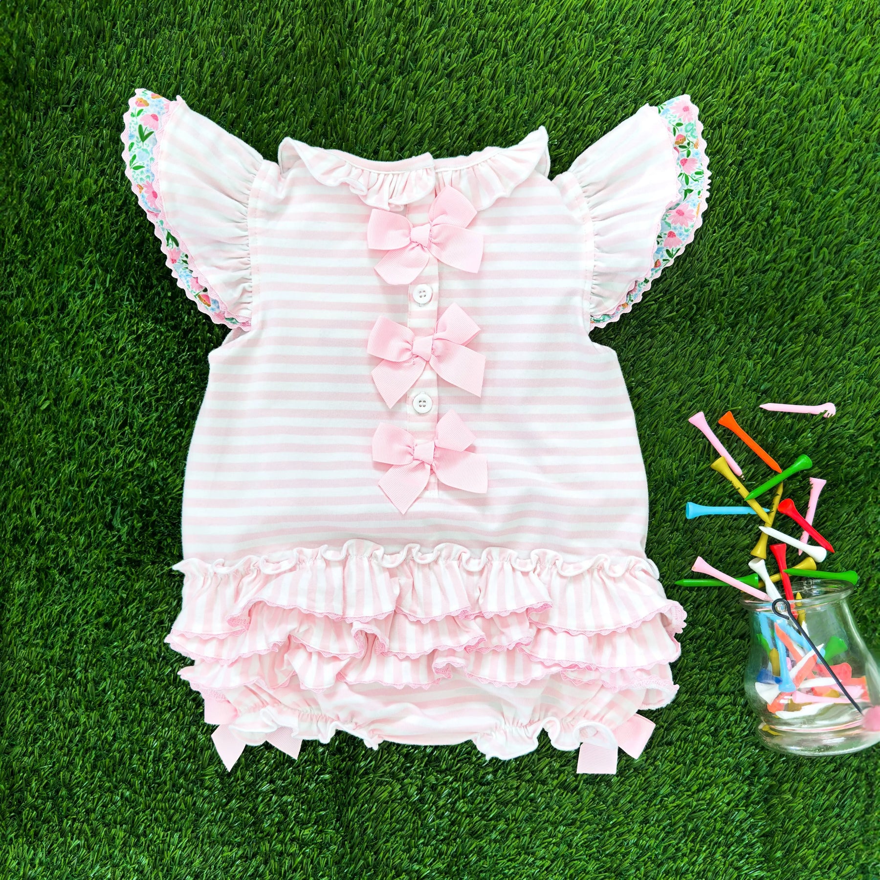 Floral Tee Time Bubble Seven Lantern Lane