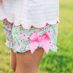 Floral Tee Time Girls Golf Short Set Seven Lantern Lane