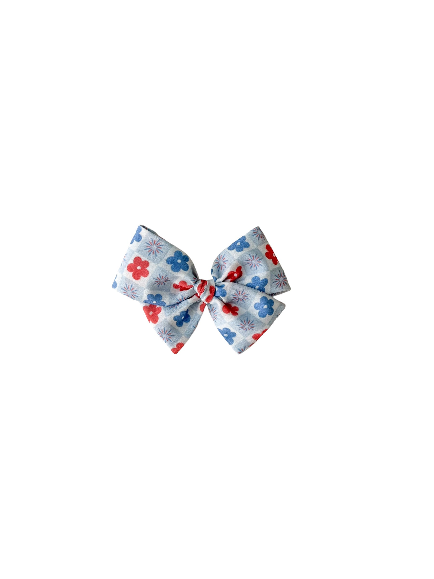 Floral Firework Plaid Pinwheel by Boosh Baby image 1