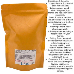 Forest Majesty™ Laundry Detergent | Mahogany & Teakwood Clean – ResilScents™ by ResilScents, Southern food gift detail photo 3