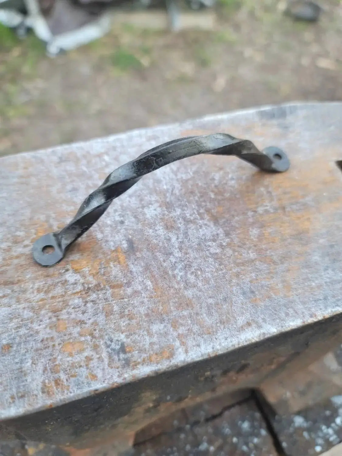 Forged Drawer Handles / Cabinet Handles by Redbeard's Forge LLC, cabinet knobs & handles main product photo