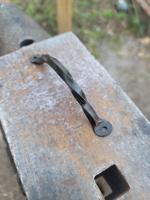 Forged Drawer Handles / Cabinet Handles by Redbeard's Forge LLC, cabinet knobs & handles detail photo 3