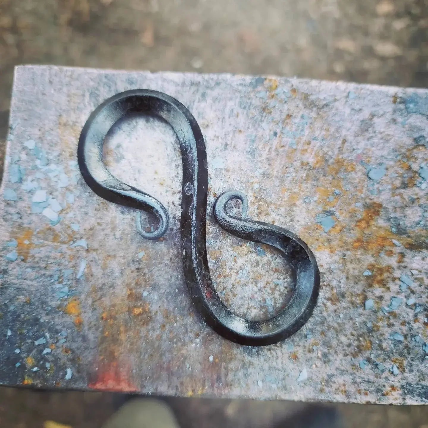 Forged Key Chain Holder by Redbeard's Forge LLC, Southern home decor detail photo 2