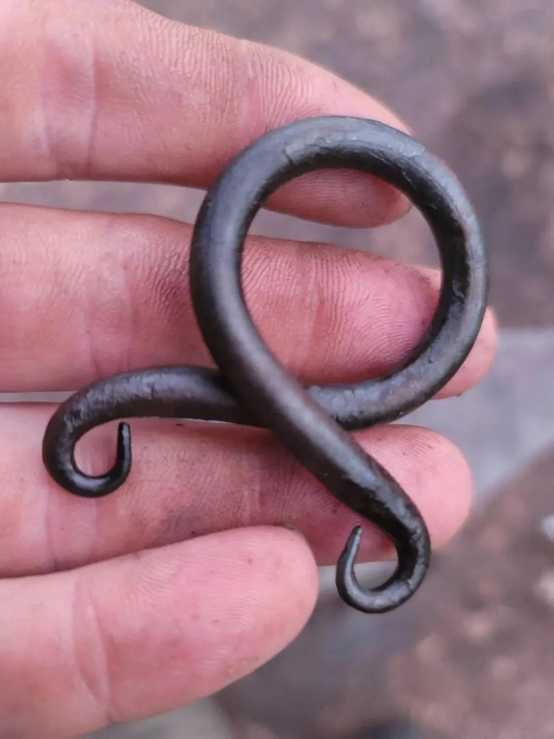 Forged Norse Protection Pendant by Redbeard's Forge LLC, handmade jewelry main product photo