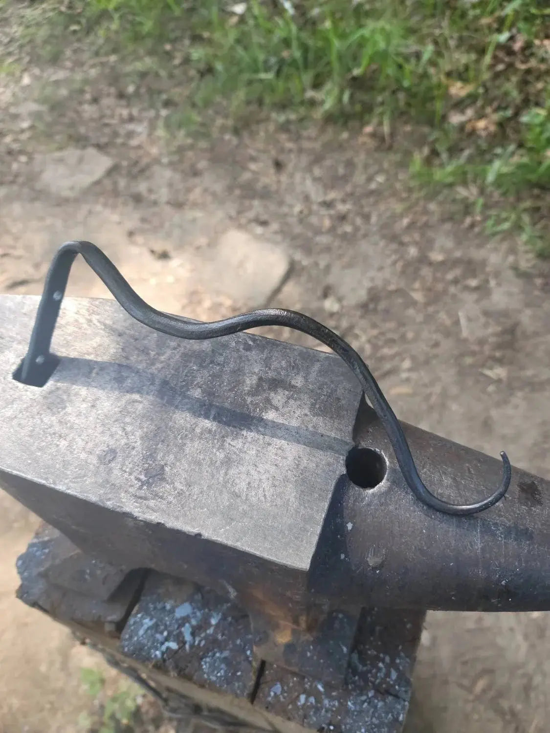 Forged Plant/Lantern Hanger by Redbeard's Forge LLC, ornament main product photo