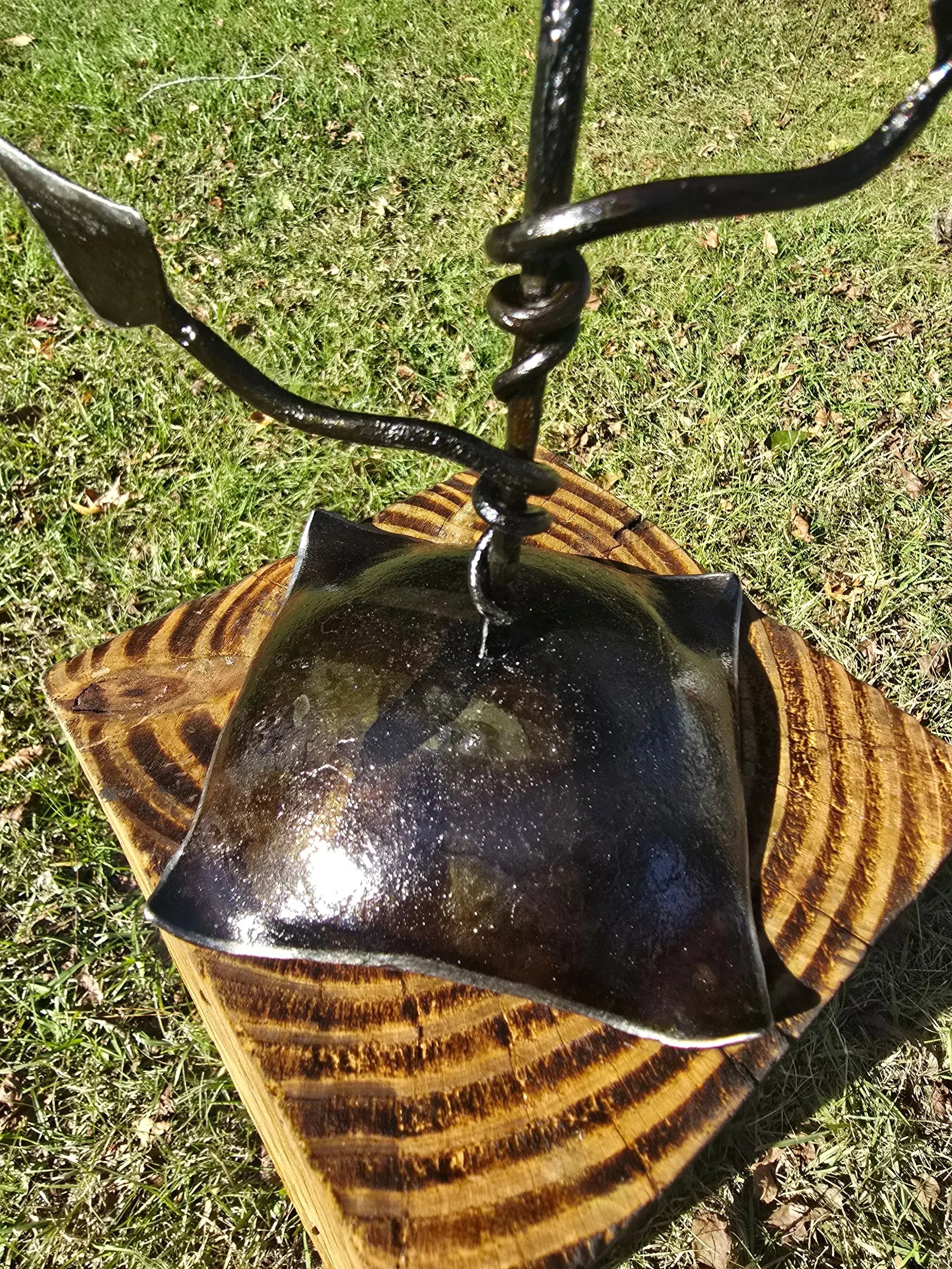 Forged Rose by Redbeard's Forge LLC, original artwork detail photo 2