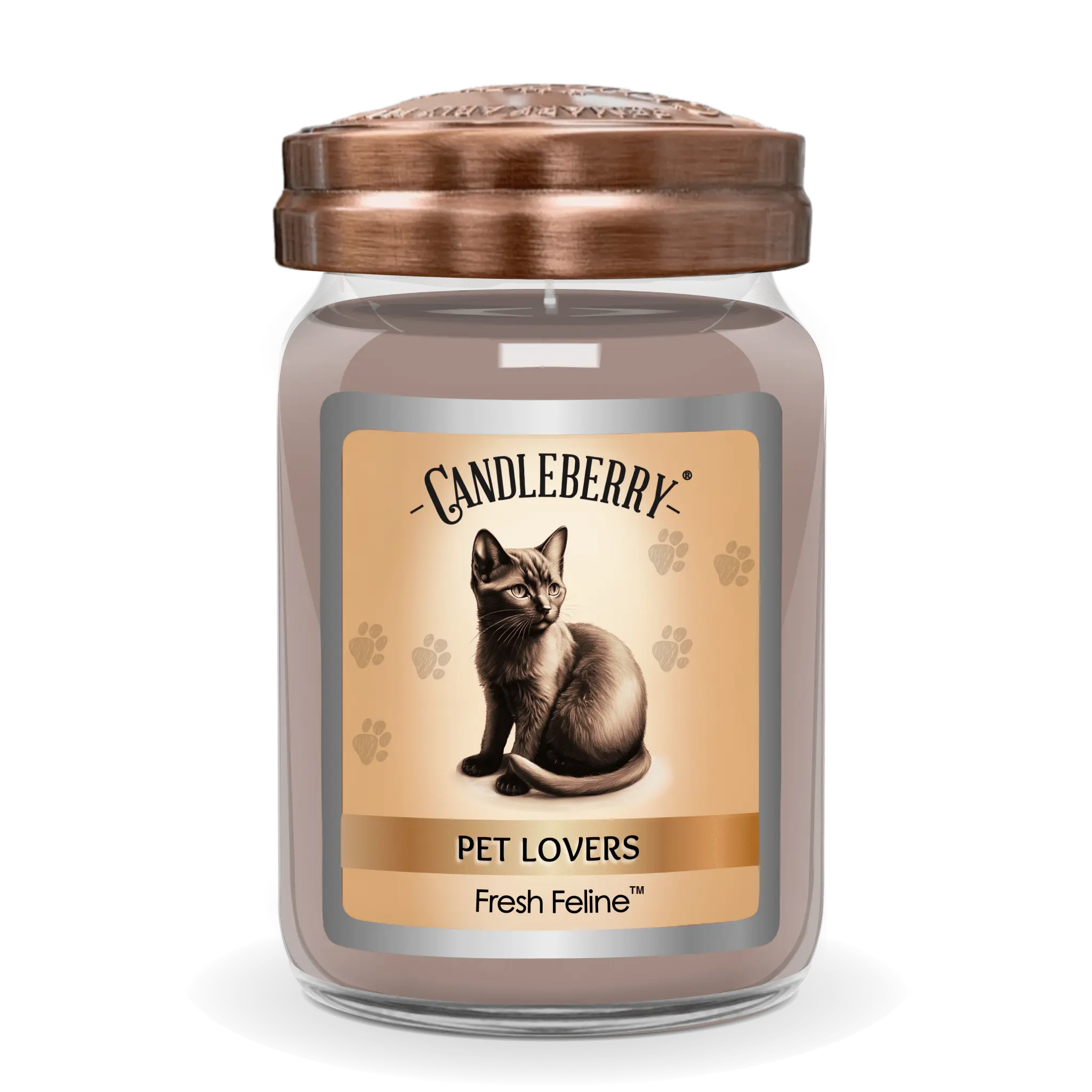 Fresh Feline™ - Large Jar Candle (Collective) by The Candleberry® Candle Company, scented candle main product photo
