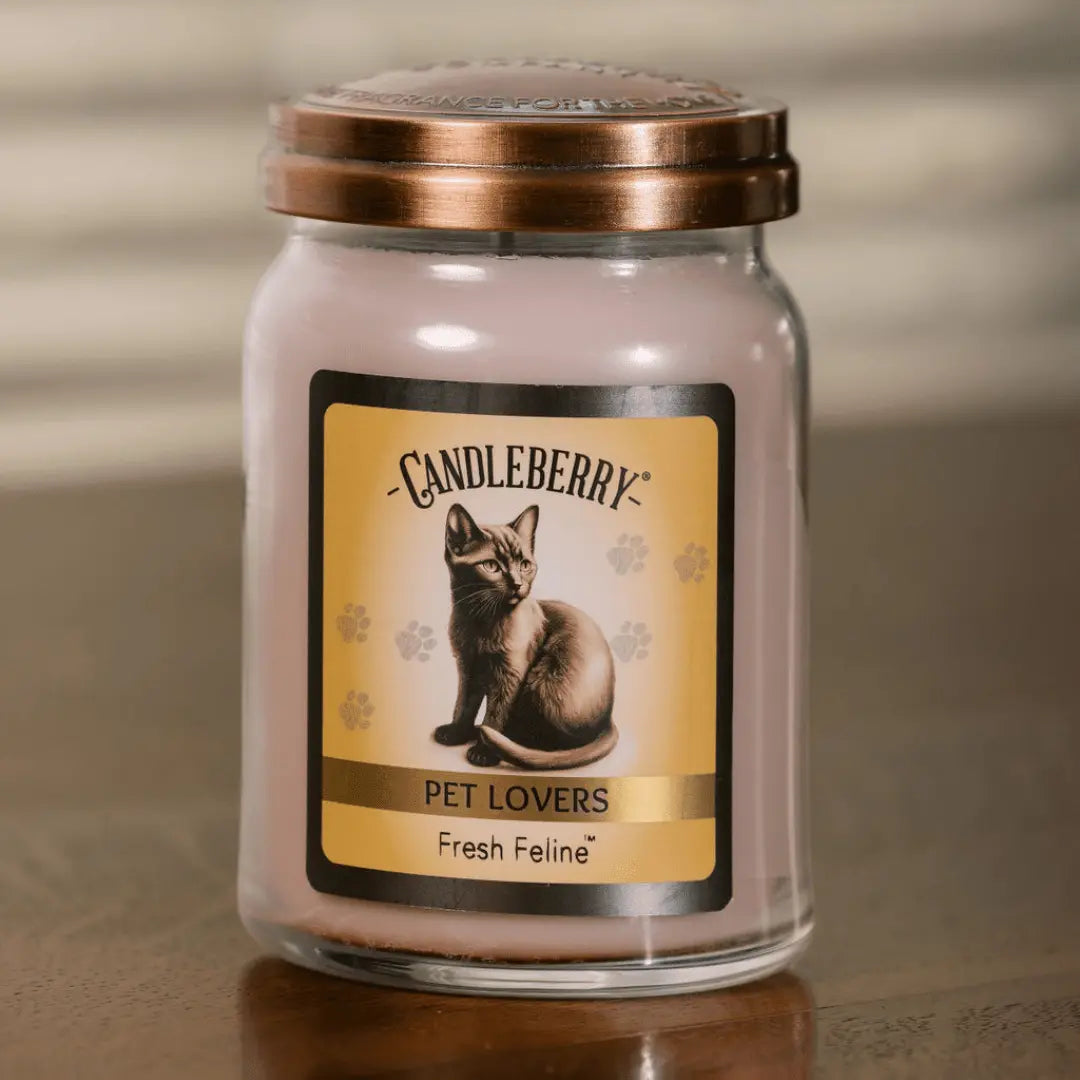 Fresh Feline™ - Large Jar Candle (Collective) by The Candleberry® Candle Company, scented candle detail photo 3