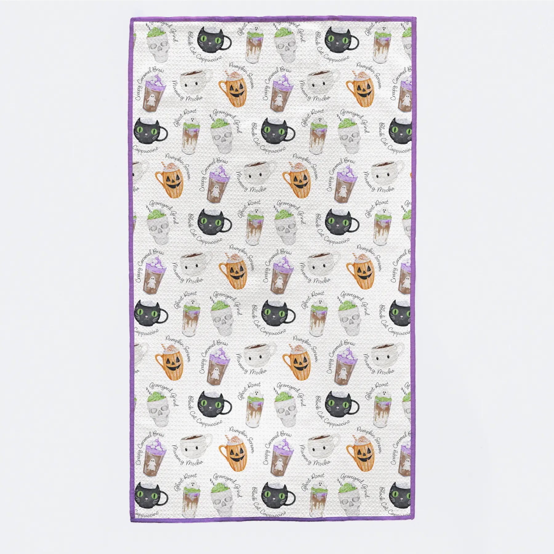 Freshly Boo'd Coffee Halloween Kitchen Towel Nola Tawk