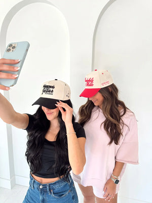 Friend in Jesus - Black Vintage Trucker Hat KenzKustomz