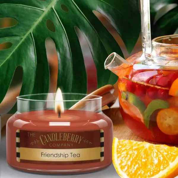 Friendship Tea™, Large Jar Candle (Collective) by The Candleberry® Candle Company, Southern food gift detail photo 2