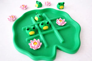 Frog & Lily Pad Tic Tac Toe Game The Tween Space