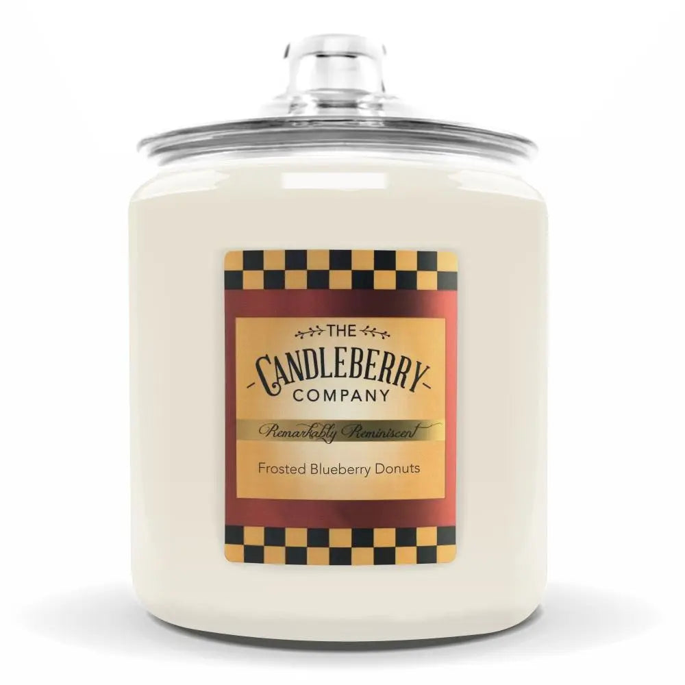 Frosted Blueberry Donuts™, 4 - Wick, Cookie Jar Candle (Collective) by The Candleberry® Candle Company, scented candle main product photo