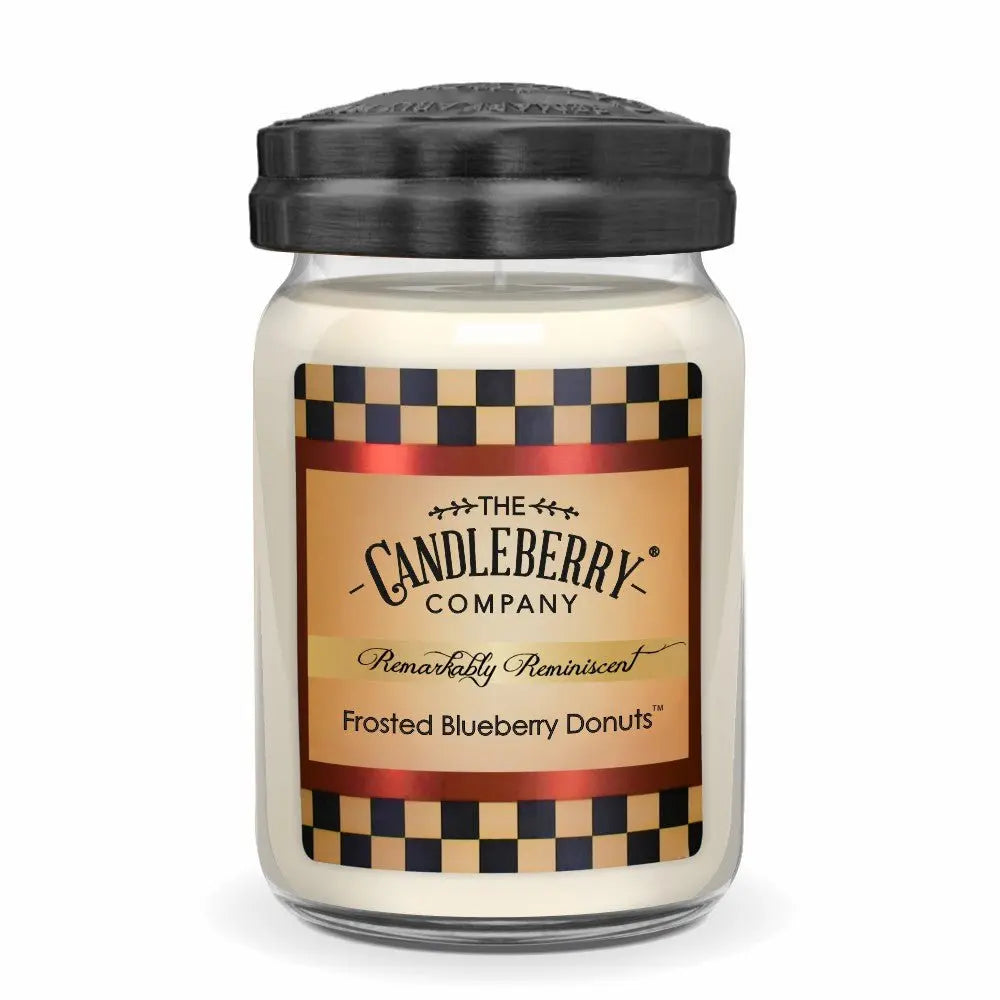Frosted Blueberry Donuts™, Large Jar Candle (Collective) The Candleberry® Candle Company