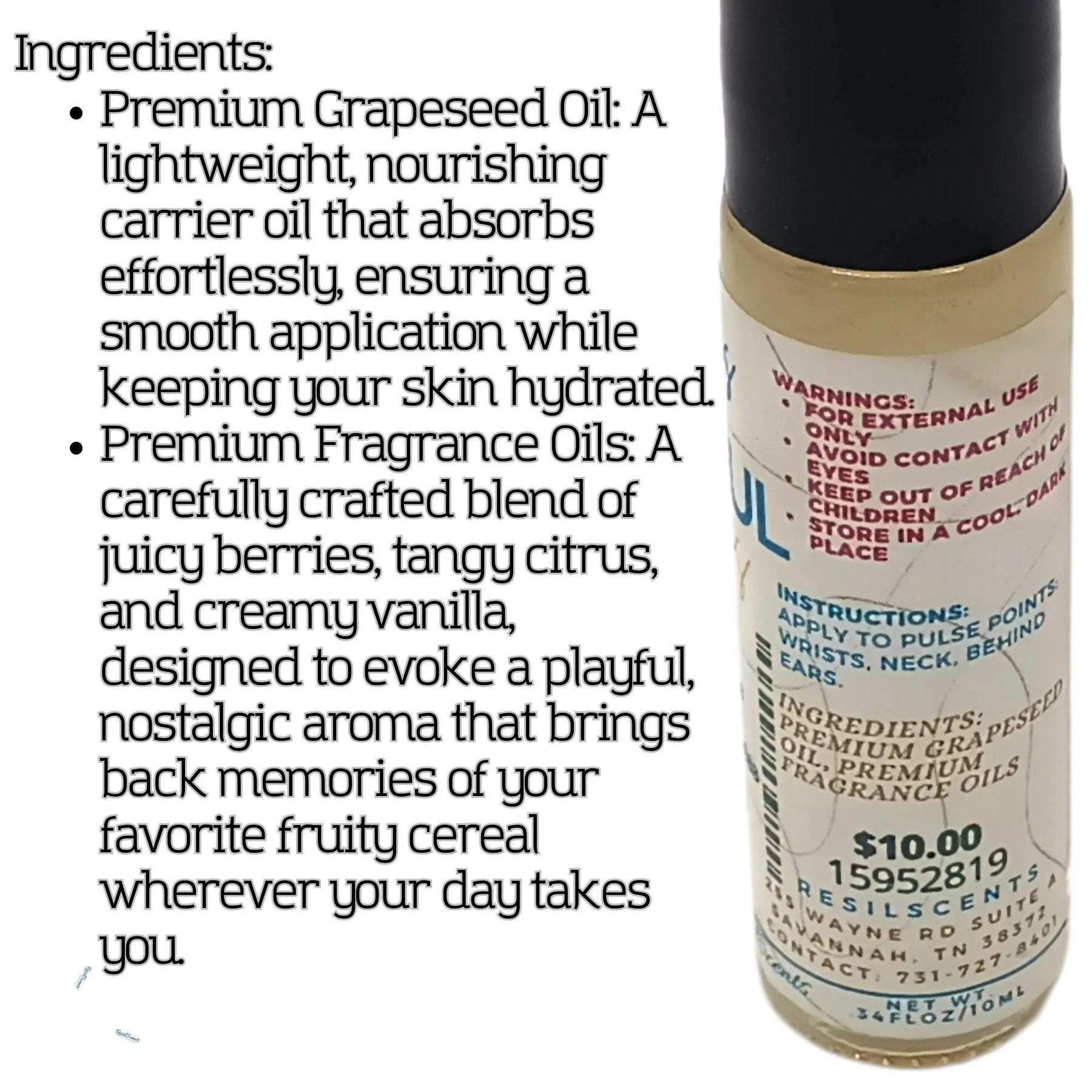 Fruitful Dreams Roll-On Oil – Fun. Fresh. Nostalgic. ResilScents