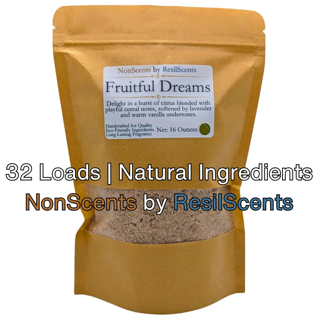 Fruitful Dreams™ Laundry Detergent | Playful Citrus Clean – ResilScents™ by ResilScents, scented candle detail photo 2