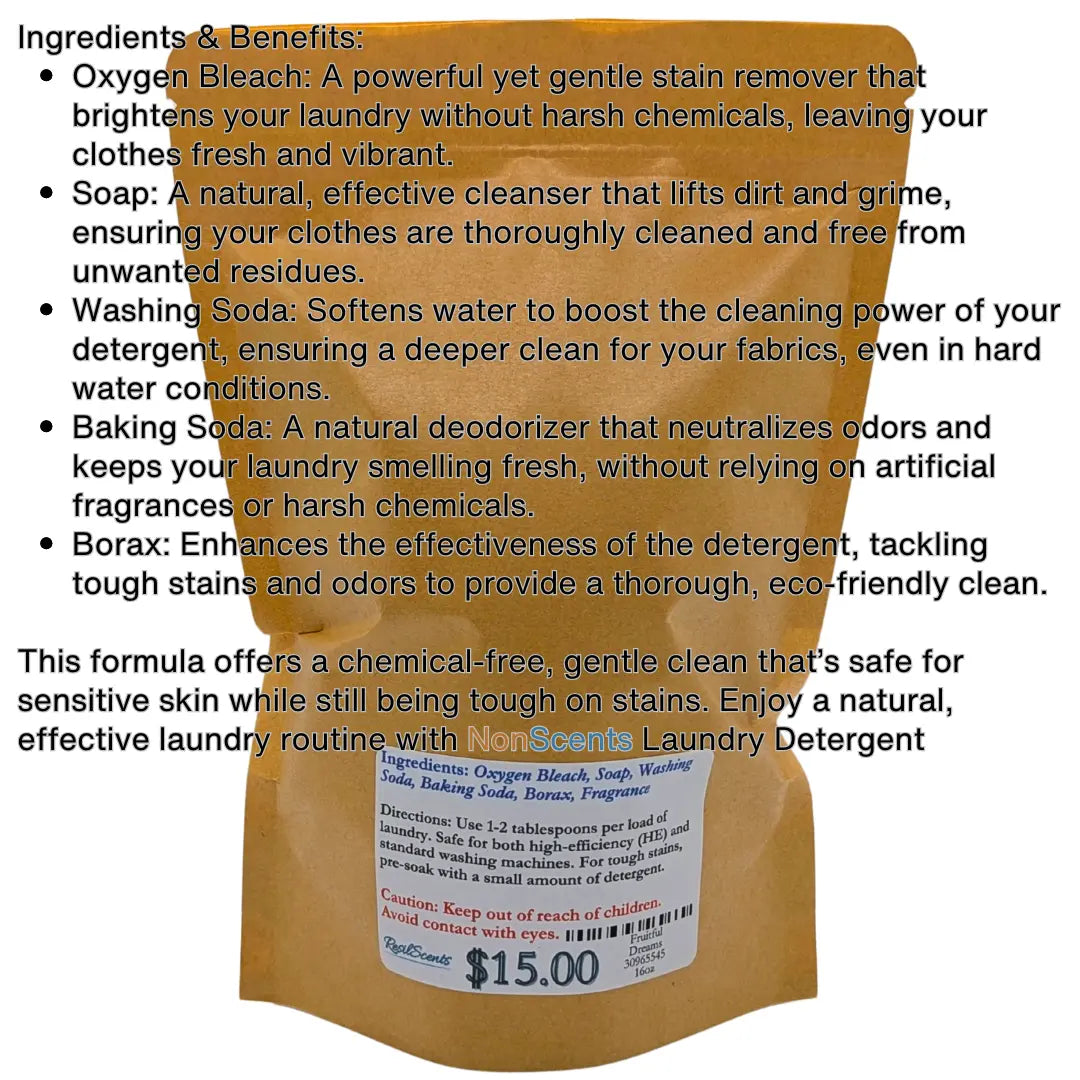 Fruitful Dreams™ Laundry Detergent | Playful Citrus Clean – ResilScents™ by ResilScents, scented candle detail photo 3