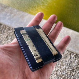 Full Grain Leather Card Wallet by Recycled Firefighter, paper gift detail photo 14