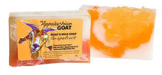 Appalachian Goat grapefruit goat milk soap slice 5 oz.