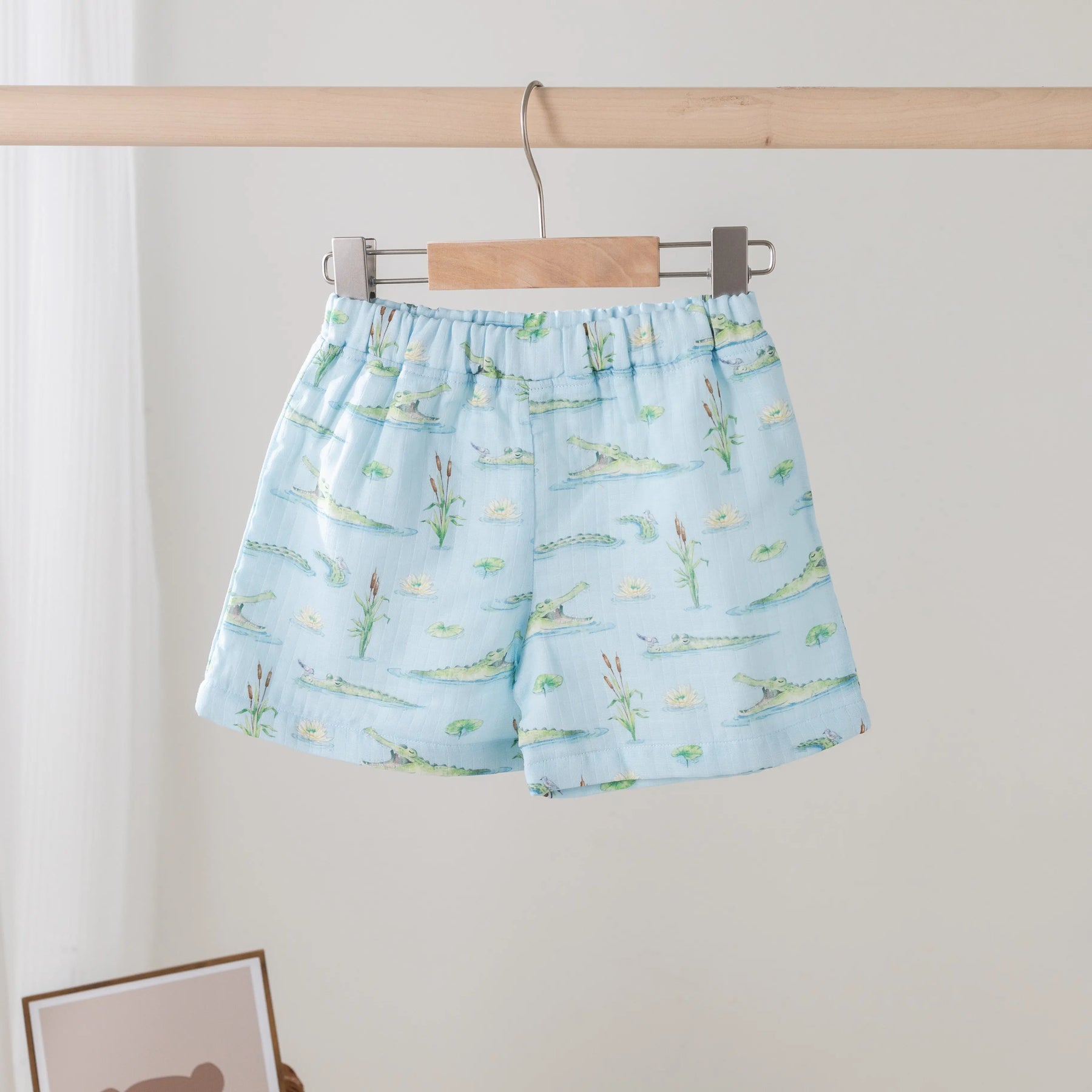Gator Games Organic Muslin Shorts Nola Tawk